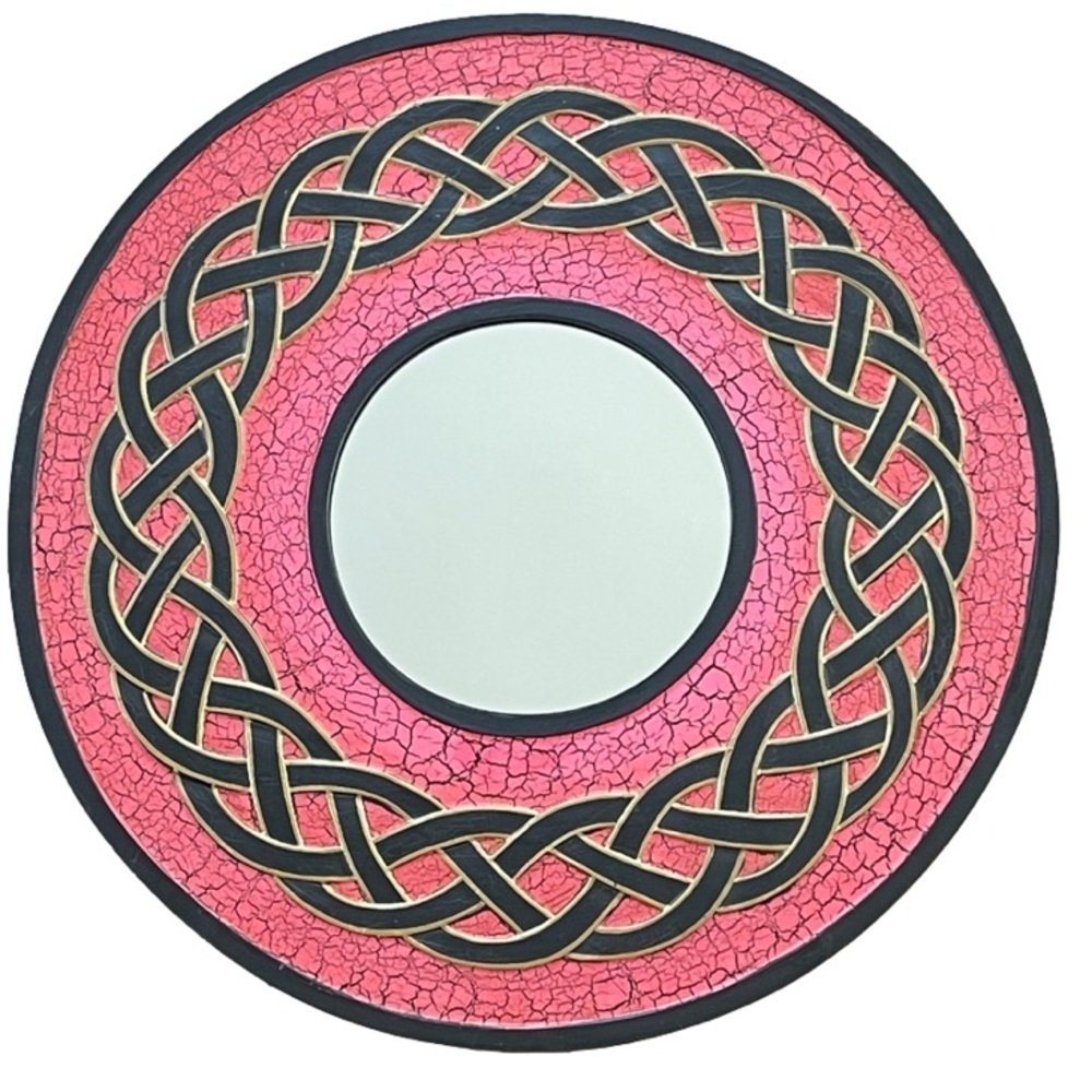 Celtic Mandala Knot-work Mirror 16” - Picture 4 of 6